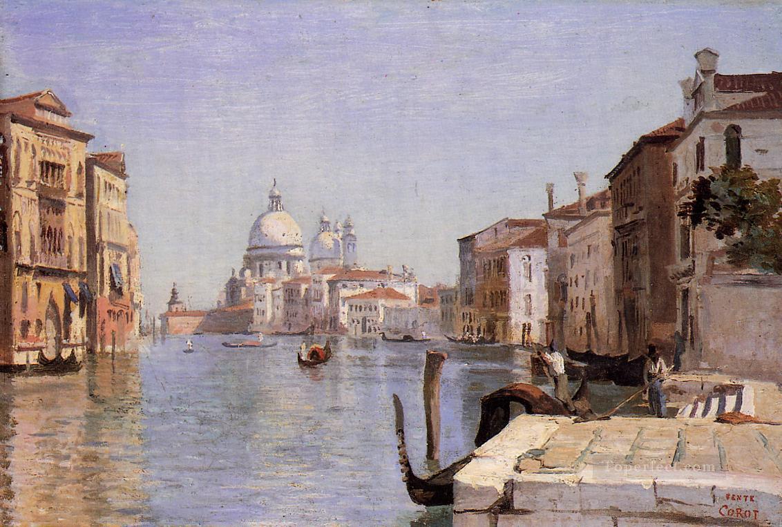 Vista del Campo della Carita desde la Cúpula del Saludo Jean Baptiste Camille Corot Venecia Pintura al óleo